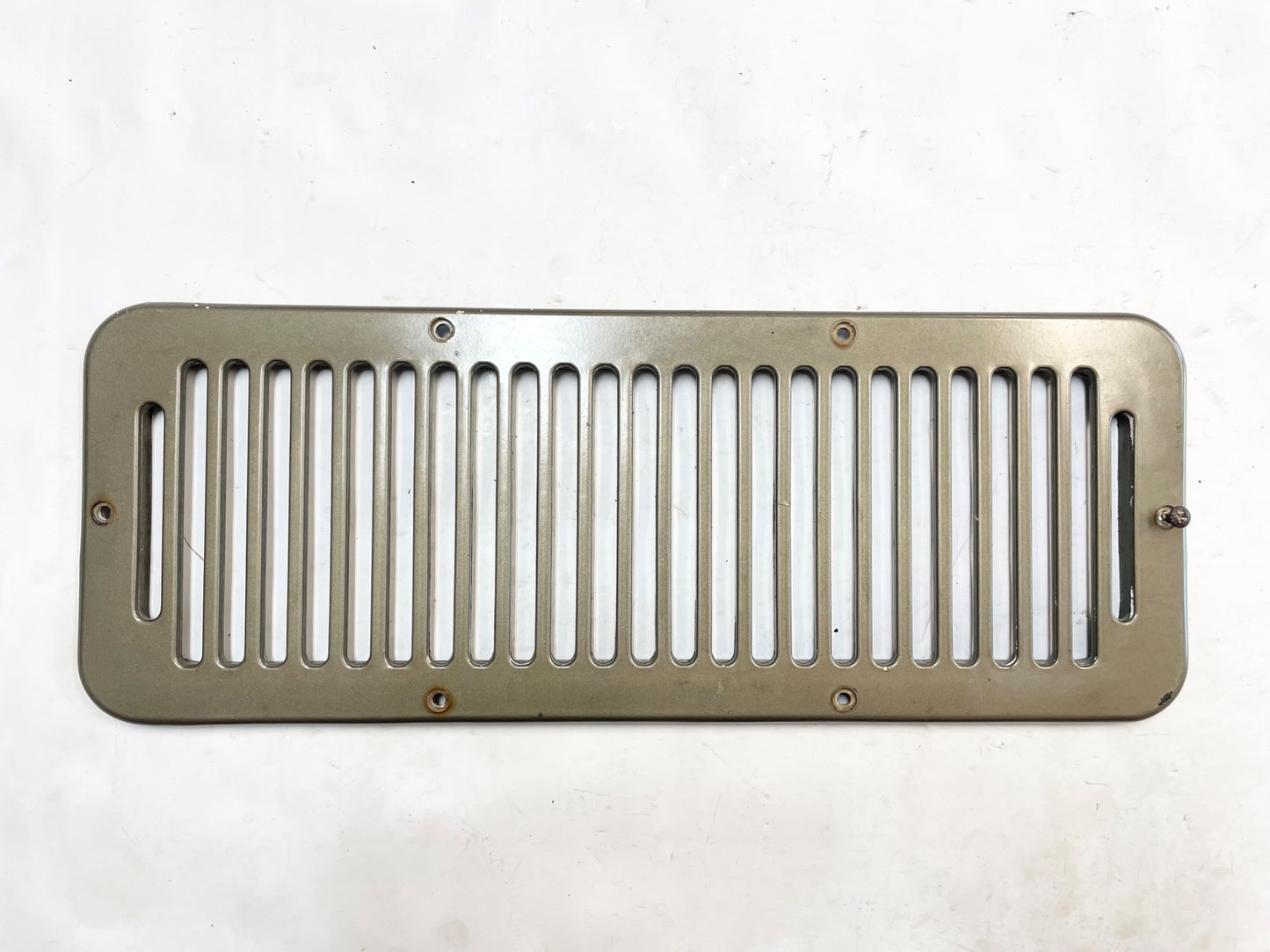Jeep YJ 8 Hole cowl vent with screen 87-95 Wrangler silver FREE SHIP