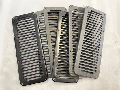 Jeep 8 Hole cowl vents w/ screen 87-95 YJ Wrangler black FREE SHIPPING