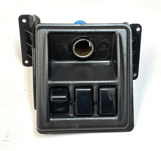 Jeep TJ 12 volt outlet switch bezel fog light switch Dash Wrangler 97-02