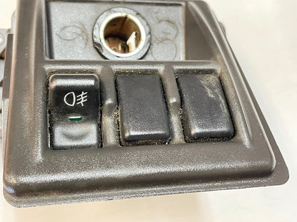 Jeep TJ 12 volt outlet switch bezel fog light switch Dash Wrangler 97-02