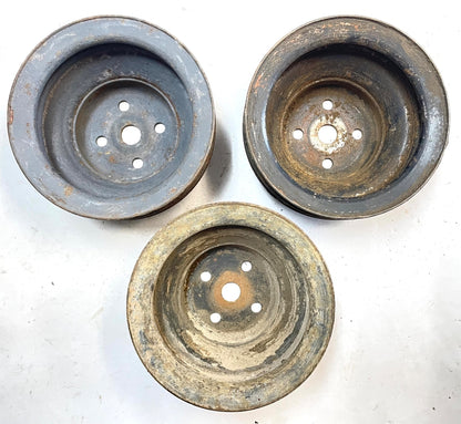 Jeep 4.2 six cylinder fan pulley 2 groove CJ7 CJ5 Cherokee Wagoneer J10 258ci