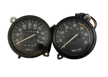 Jeep YJ Wrangler Speedometer Tachometer Gauge 119k Fit 87-91 Gauges 6 cyl tach!