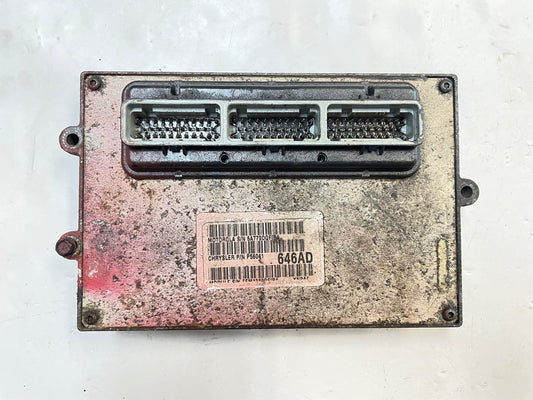 2000 Jeep Wrangler TJ 2.5 4 cyl manual Engine Computer ECU PCM ECM 56041646AD