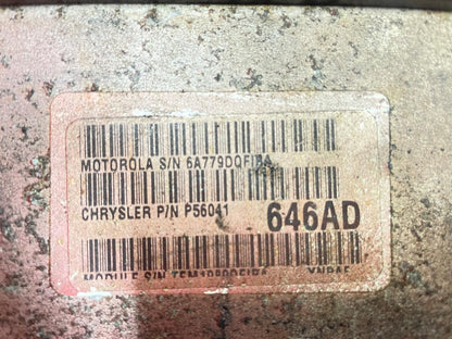 2000 Jeep Wrangler TJ 2.5 4 cyl manual Engine Computer ECU PCM ECM 56041646AD