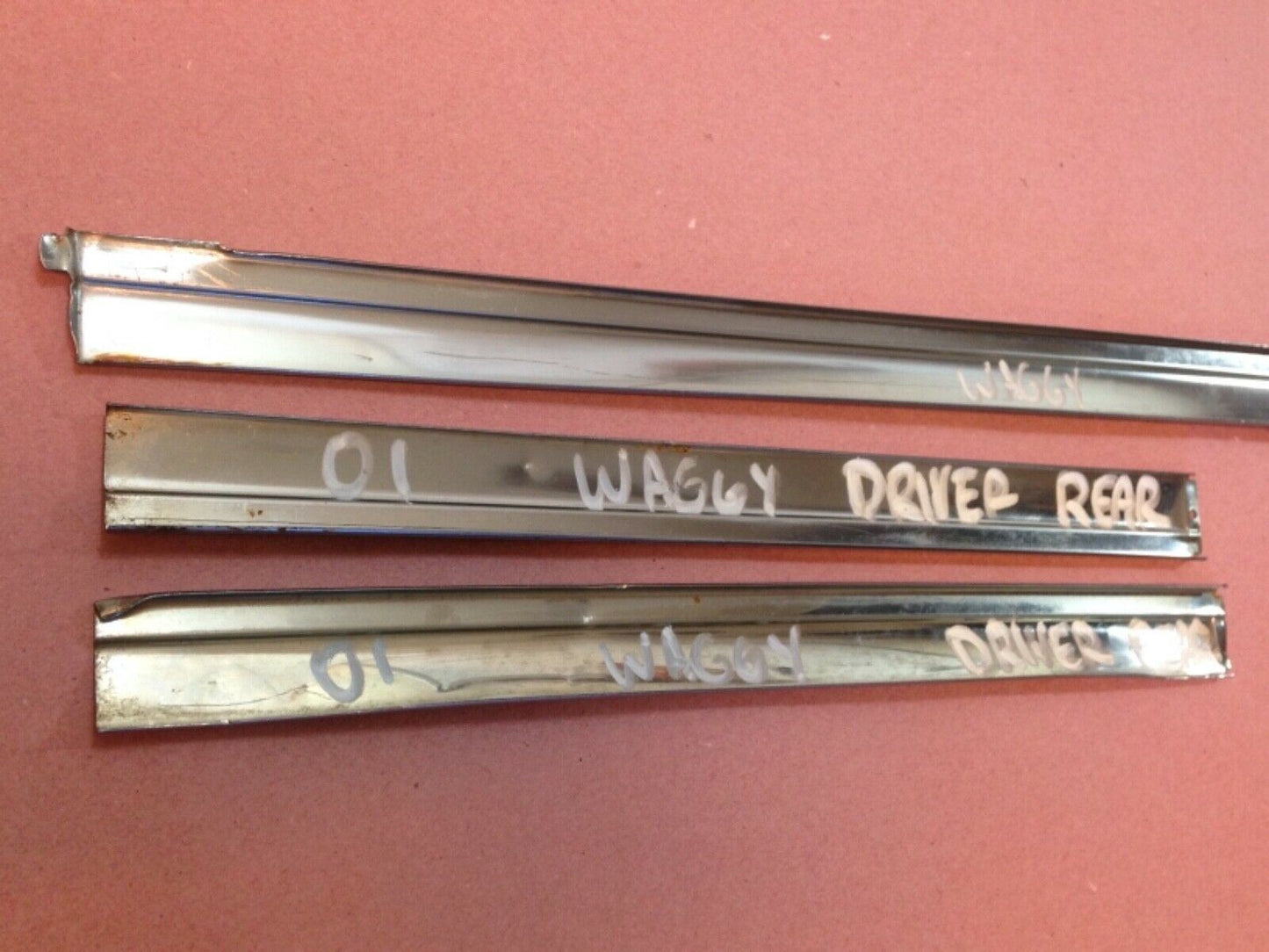 Moldura cromada para puerta trasera de Jeep Wagoneer, lado derecho del conductor 