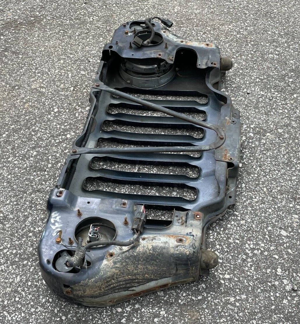 Faros delanteros de parrilla Jeep Wrangler TJ Cableado de parrilla Patriot azul 98-06 