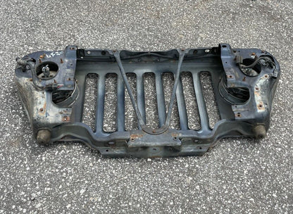 Faros delanteros de parrilla Jeep Wrangler TJ Cableado de parrilla Patriot azul 98-06 