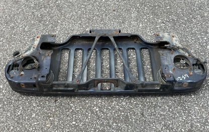 Faros delanteros de parrilla Jeep Wrangler TJ Cableado de parrilla Patriot azul 98-06 