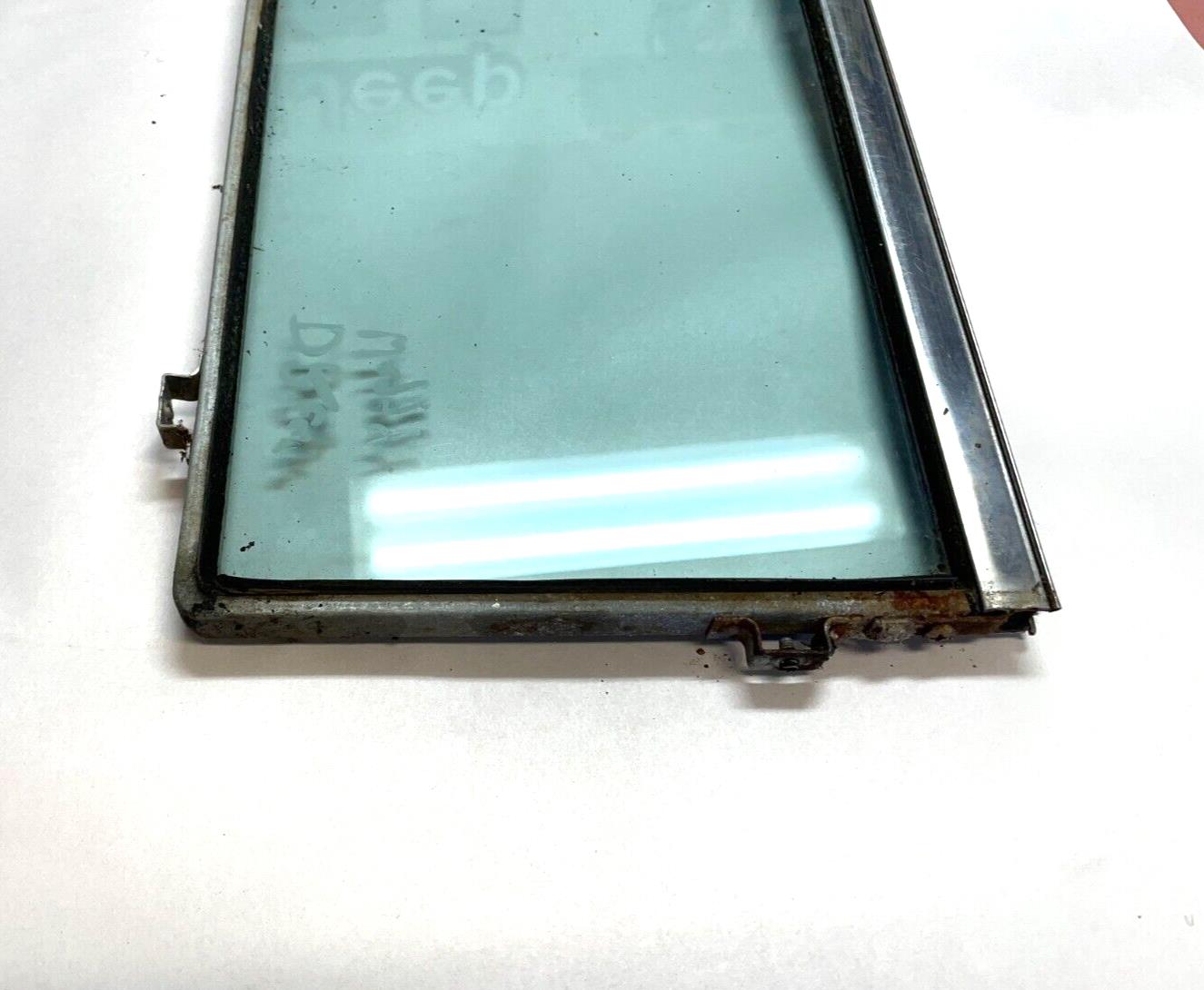 Ventana de ventilación de la puerta trasera del lado del conductor del Jeep Grand Wagoneer Vidrio lado izquierdo 76-91 AMC 