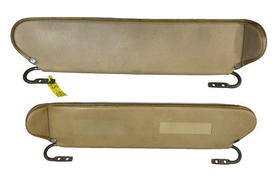 Jeep Wrangler sun visors fits 87-95 YJ  light tan cream FACTORY visor