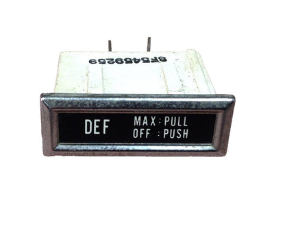 ¡Luz indicadora de descongelación del tablero del Jeep CJ CJ5 CJ7 CJ8 Panel de indicador de luz probado! 