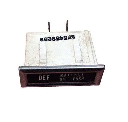 ¡Luz indicadora de descongelación del tablero del Jeep CJ CJ5 CJ7 CJ8 Panel de indicador de luz probado! 