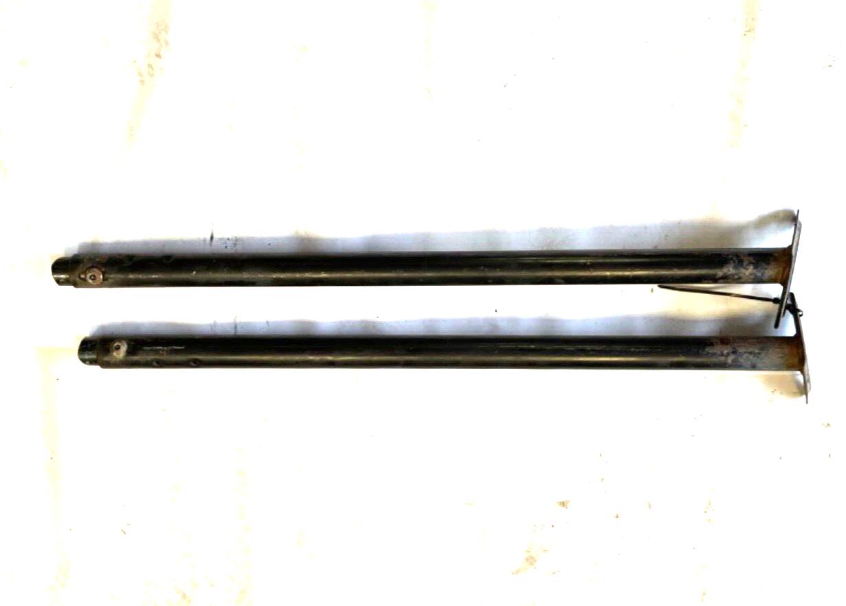 Jeep YJ Wrangler Roll Bar Extensions forward bars windshield Black