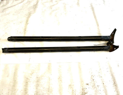 Jeep YJ Wrangler Roll Bar Extensions forward bars windshield Black