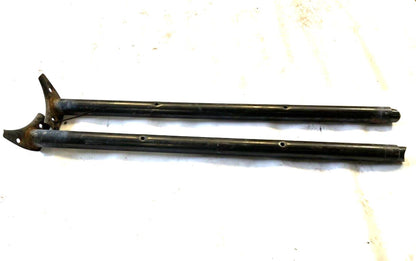 Jeep YJ Wrangler Roll Bar Extensions forward bars windshield Black