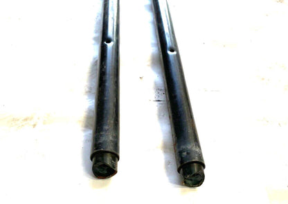 Jeep YJ Wrangler Roll Bar Extensions forward bars windshield Black