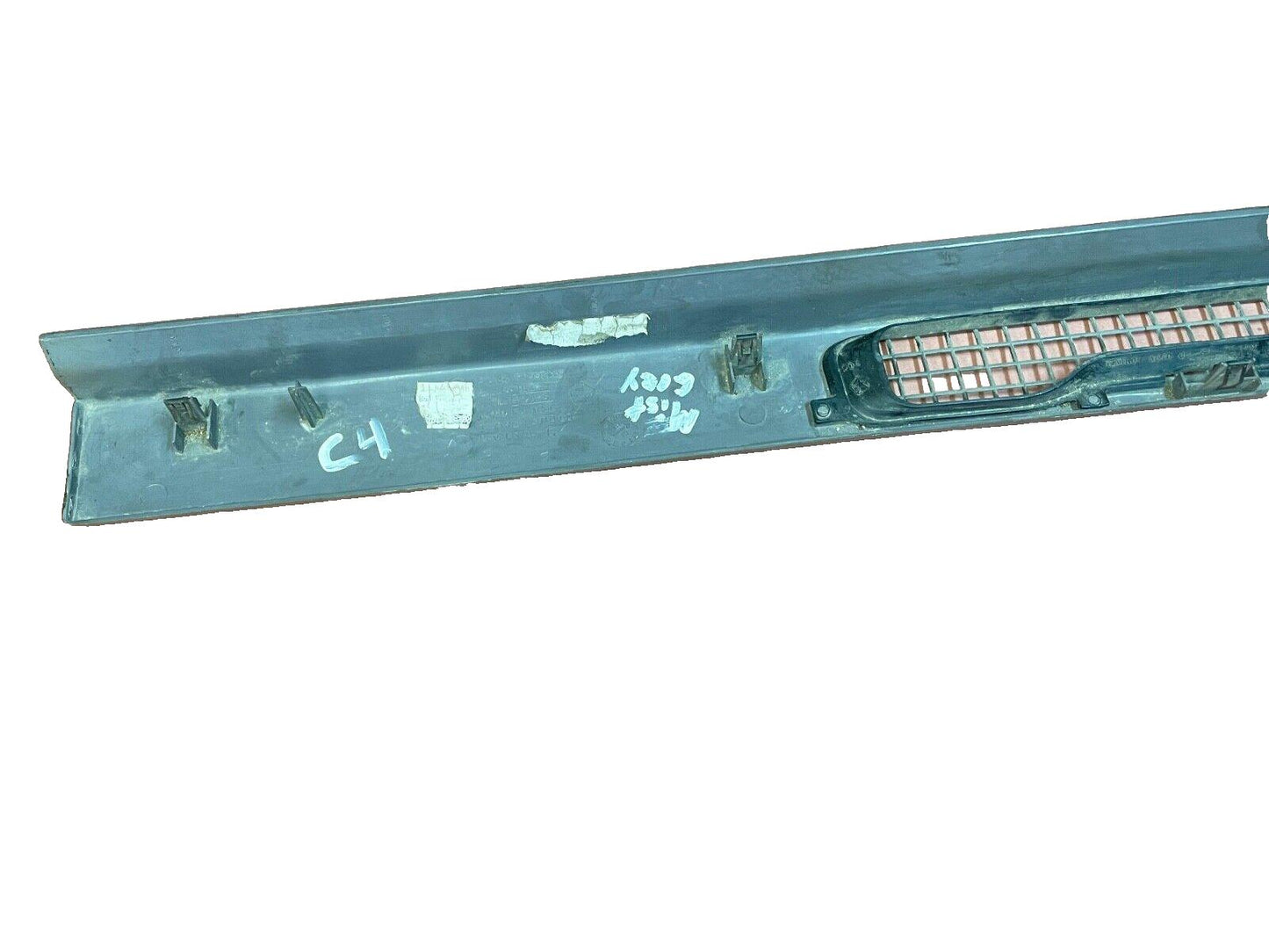 Embellecedor superior del tablero del Jeep TJ, bisel de ventilación del descongelador, gris niebla, Wrangler 97-06 