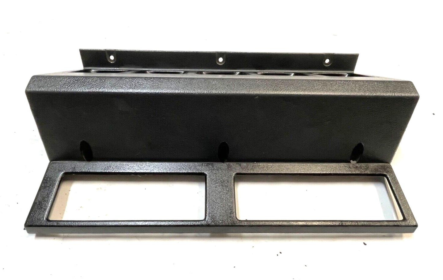 Jeep YJ Wrangler dash trim dark grey center cluster plastic bezel 87-95  radio