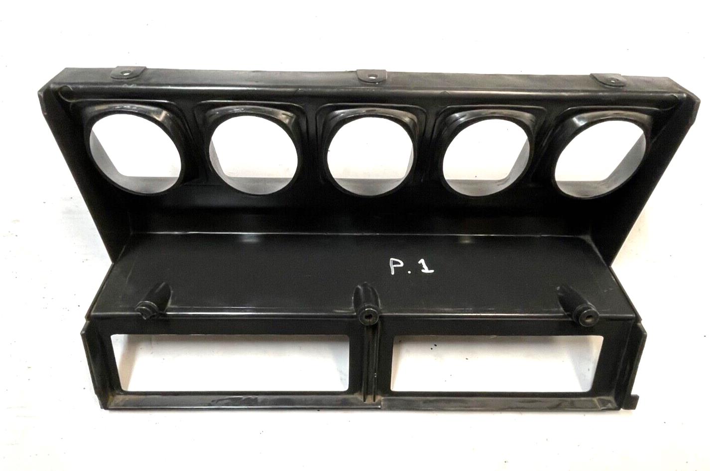 Jeep YJ Wrangler dash trim dark grey center cluster plastic bezel 87-95  radio