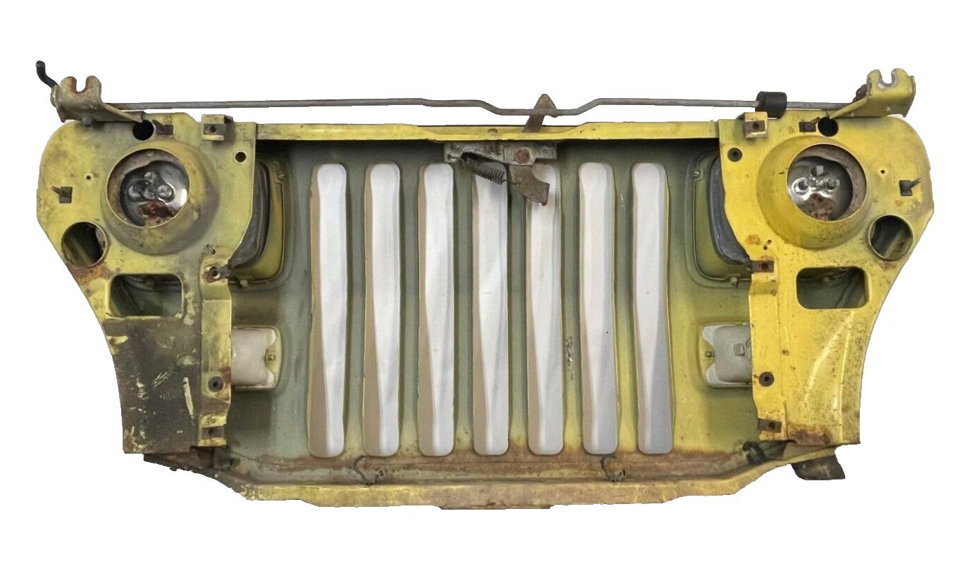 Jeep YJ Wrangler grill yellow grille square Head lights signals 87-95 FREE SHIP