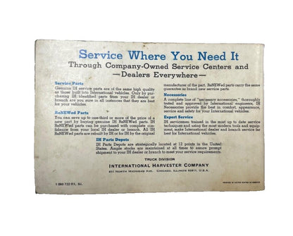 72 International Scout II Owners MANUAL  FREE SHIPPING - Scout 2