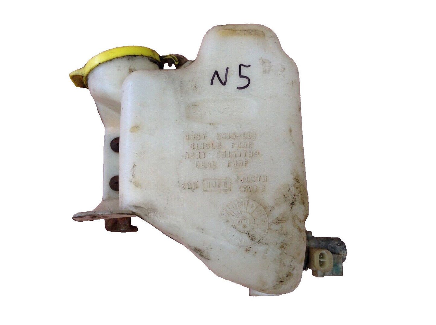Depósito de botella del tanque lavaparabrisas del Jeep TJ Wrangler Probado, Funciona 