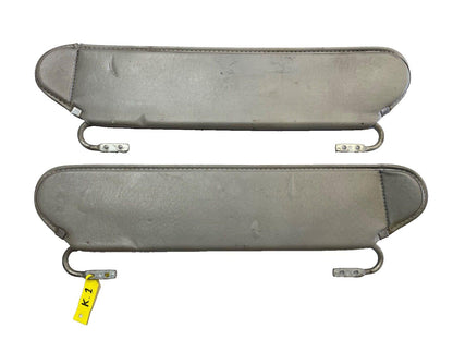 ¡Parasol Jeep YJ gris, par izquierdo y derecho, parasoles de fábrica 87-95 Wrangler gris! 