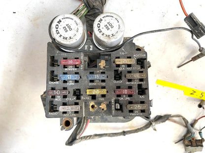 83-86 Jeep CJ arnés de cables del tablero CJ5 CJ7 cableado debajo del panel de instrumentos bloque de fusibles 