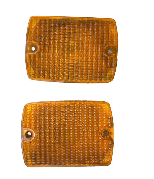 Lente de señal de giro para Jeep YJ Wrangler 94 95, marcador de parrilla ámbar, ajuste de fábrica, ENVÍO GRATIS 