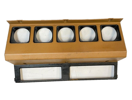 Jeep YJ center bezel cluster dash trim 87-95 Wrangler radio spice tan FREE SHIP!!