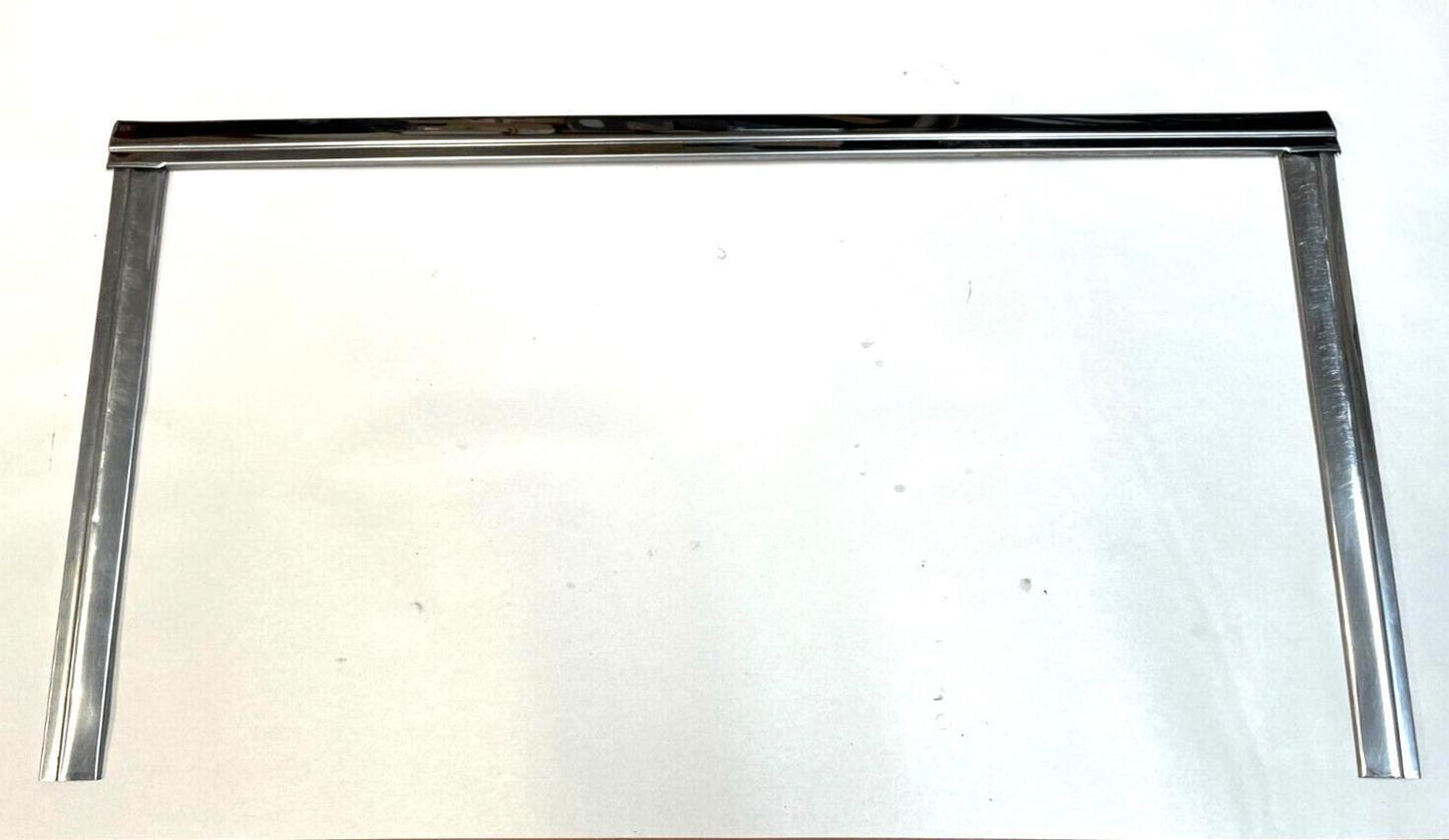 Moldura de ventana de puerta trasera de conductor cromada FSJ Jeep Wagoneer Cherokee ¡ENVÍO GRATIS! 