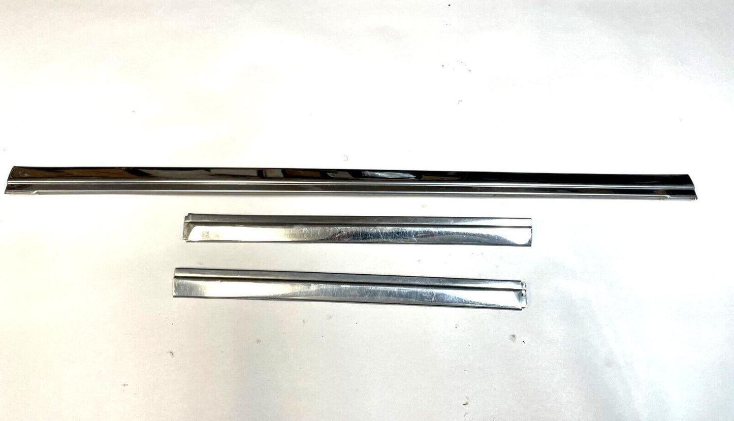 Moldura de ventana de puerta trasera de conductor cromada FSJ Jeep Wagoneer Cherokee ¡ENVÍO GRATIS! 