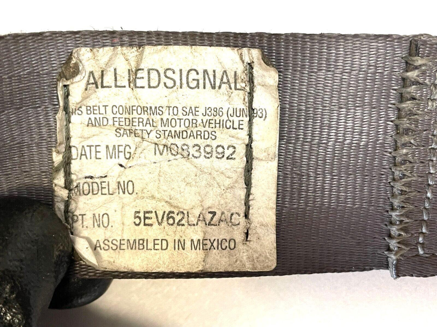 Jeep TJ rear seat belt retractor shoulder belt left or right back 97-02 Wrangler