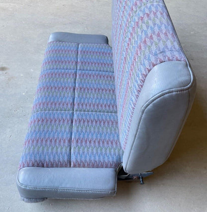 Jeep TJ Wrangler back Seat with brackets Grey factory folding rear 97-02 Gray