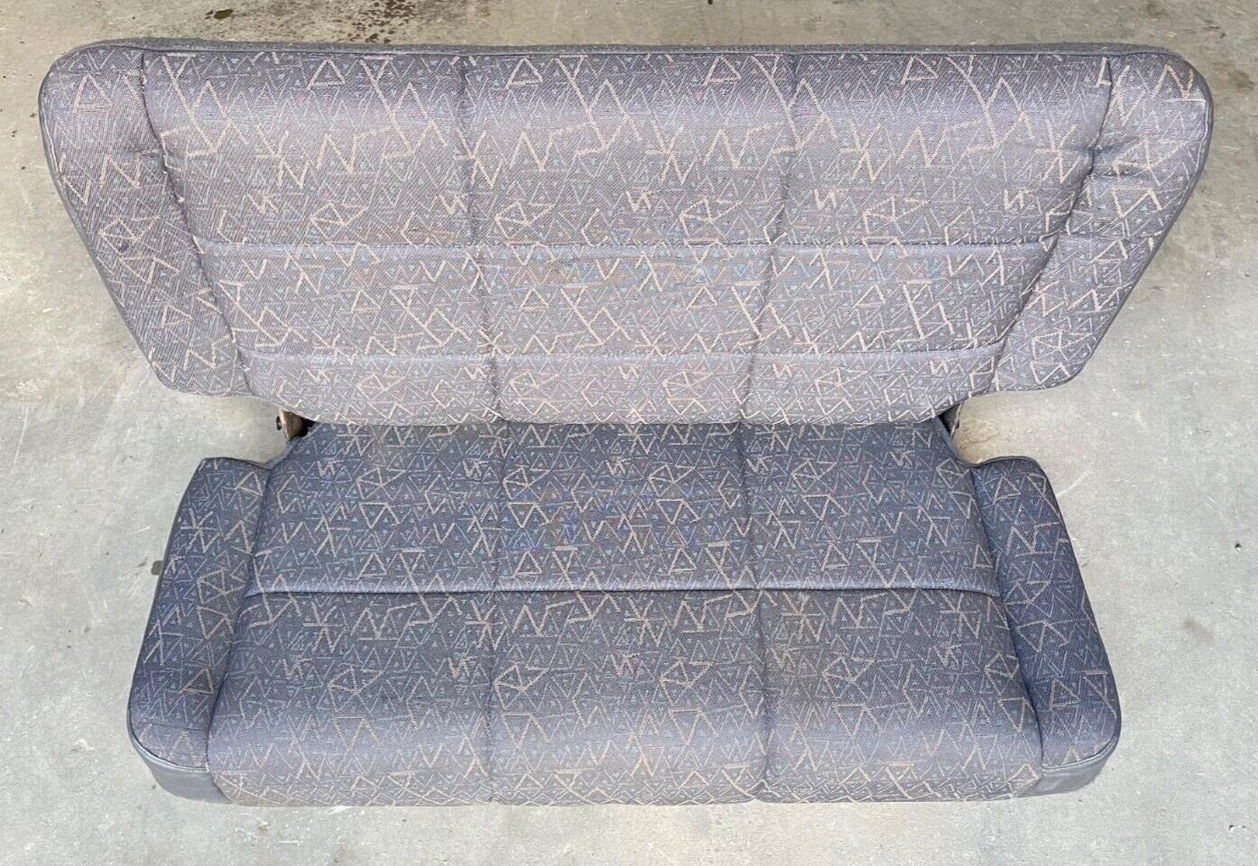 Jeep TJ Wrangler back Seat with brackets Grey factory folding rear Charcoal Gray