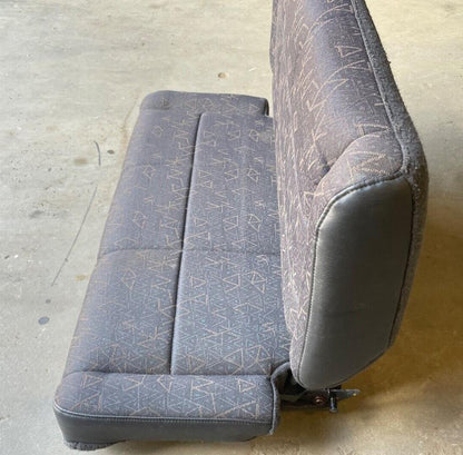 Jeep TJ Wrangler back Seat with brackets Grey factory folding rear Charcoal Gray