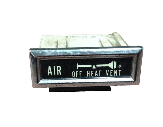 Jeep CJ dash indicator lamp light  CJ5 CJ7 CJ8 gauge panel AIR HEAT VENT works!