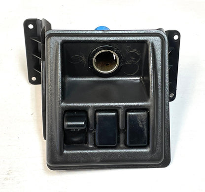 Jeep TJ 12 volt outlet switch bezel fog light switch Dash 97-02 Wrangler!