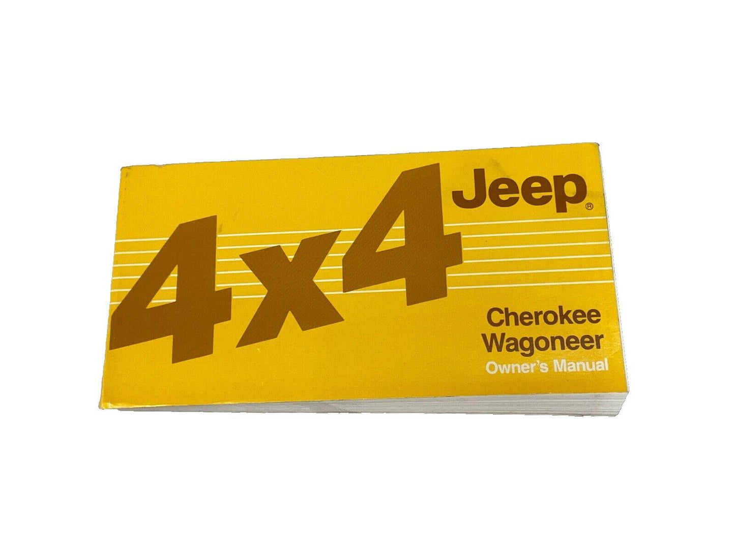 Jeep XJ Cherokee 1986 Owners Manual Warranty Maintenance  Guide FREE SHIP