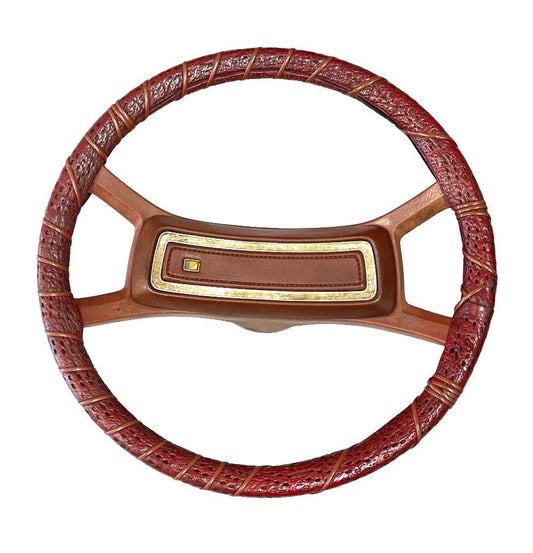maroon AMC Jeep steering wheel J10 Cherokee Wagoneer Gremlin Spirit Pacer garnet