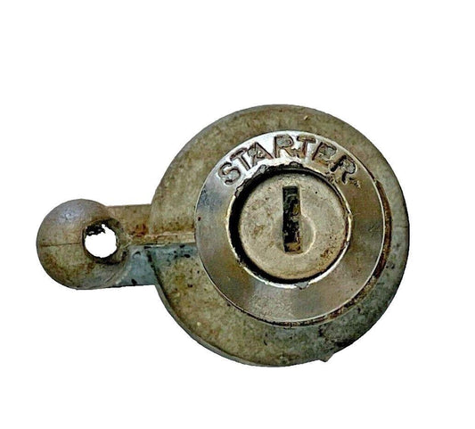 early Jeep CJ5 key switch bezel trim ring  (no key) FREE SHIP