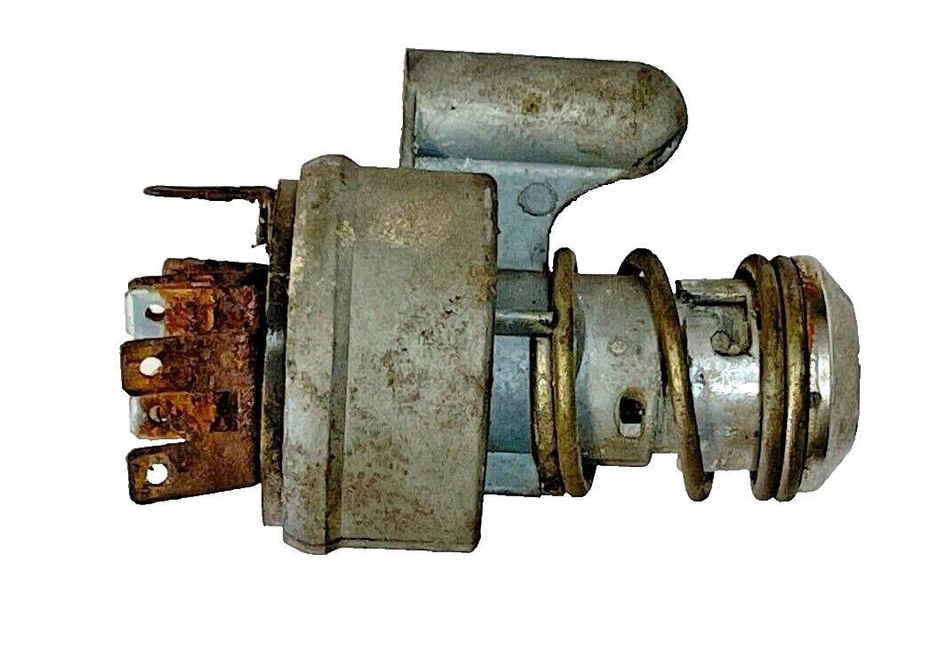 early Jeep CJ5 key switch bezel trim ring  (no key) FREE SHIP