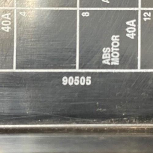 Jeep TJ Engine Fuse Box Lid cover 90505 fits 01-06 Wrangler FREE SHIPPING!