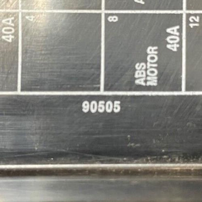 Jeep TJ Engine Fuse Box Lid cover 90505 fits 01-06 Wrangler FREE SHIPPING!