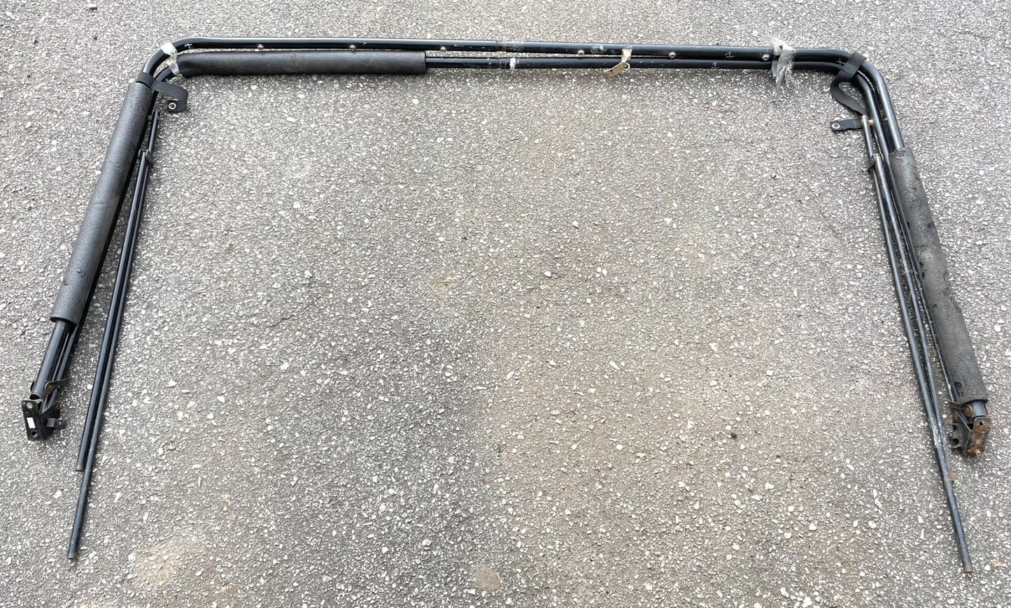 Jeep YJ CJ7 soft top bows door surrounds Bestop after market Wrangler