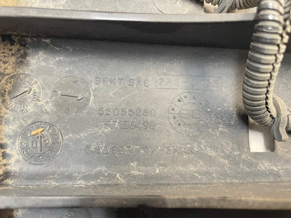 Jeep TJ Wrangler Third Brake Light Lamp Bracket Plastic Housing & mounting bolts