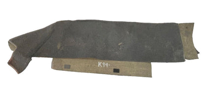 Jeep YJ grey passenger fender well carpet right 87-91 Wrangler Wheel well