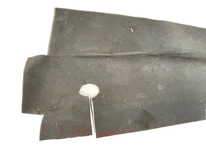 Jeep YJ grey passenger fender well carpet right 87-91 Wrangler Wheel well