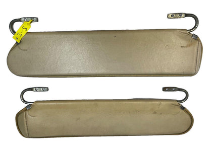 Jeep 87-95 Wrangler sun visors fits YJ  light tan cream FACTORY visor