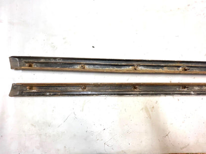 Jeep CJ8 Scrambler factory rocker trim guards stone guard molding READ AD